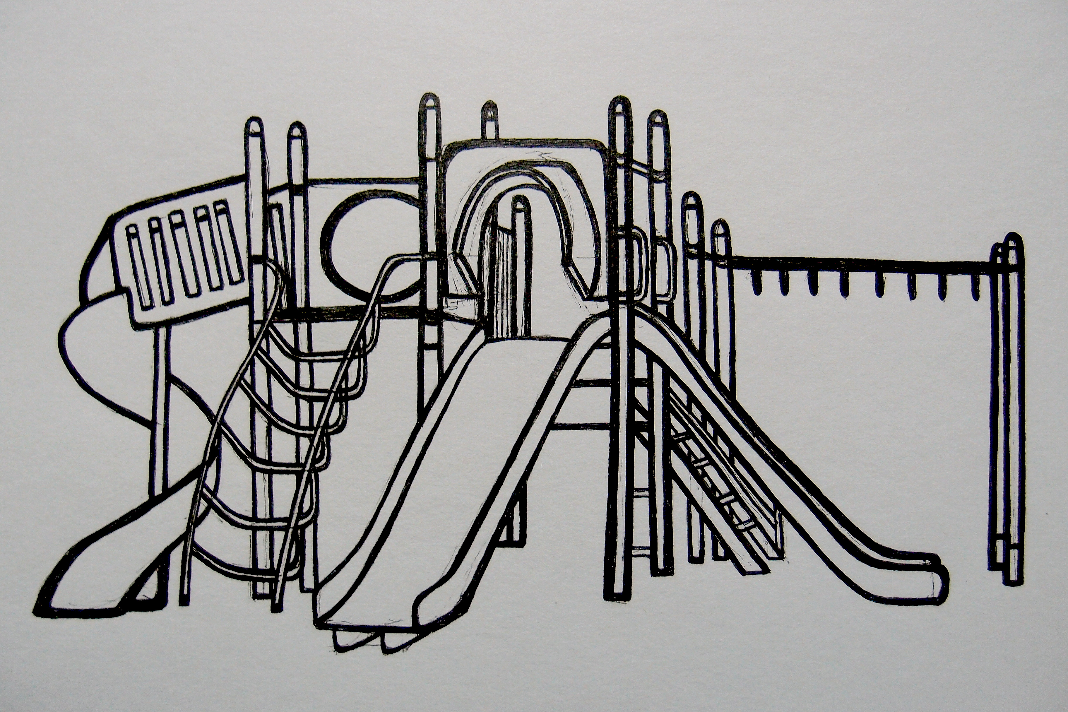 Travel Sketch Illustration | Hsinchu Science Industrial Park Taiwan 