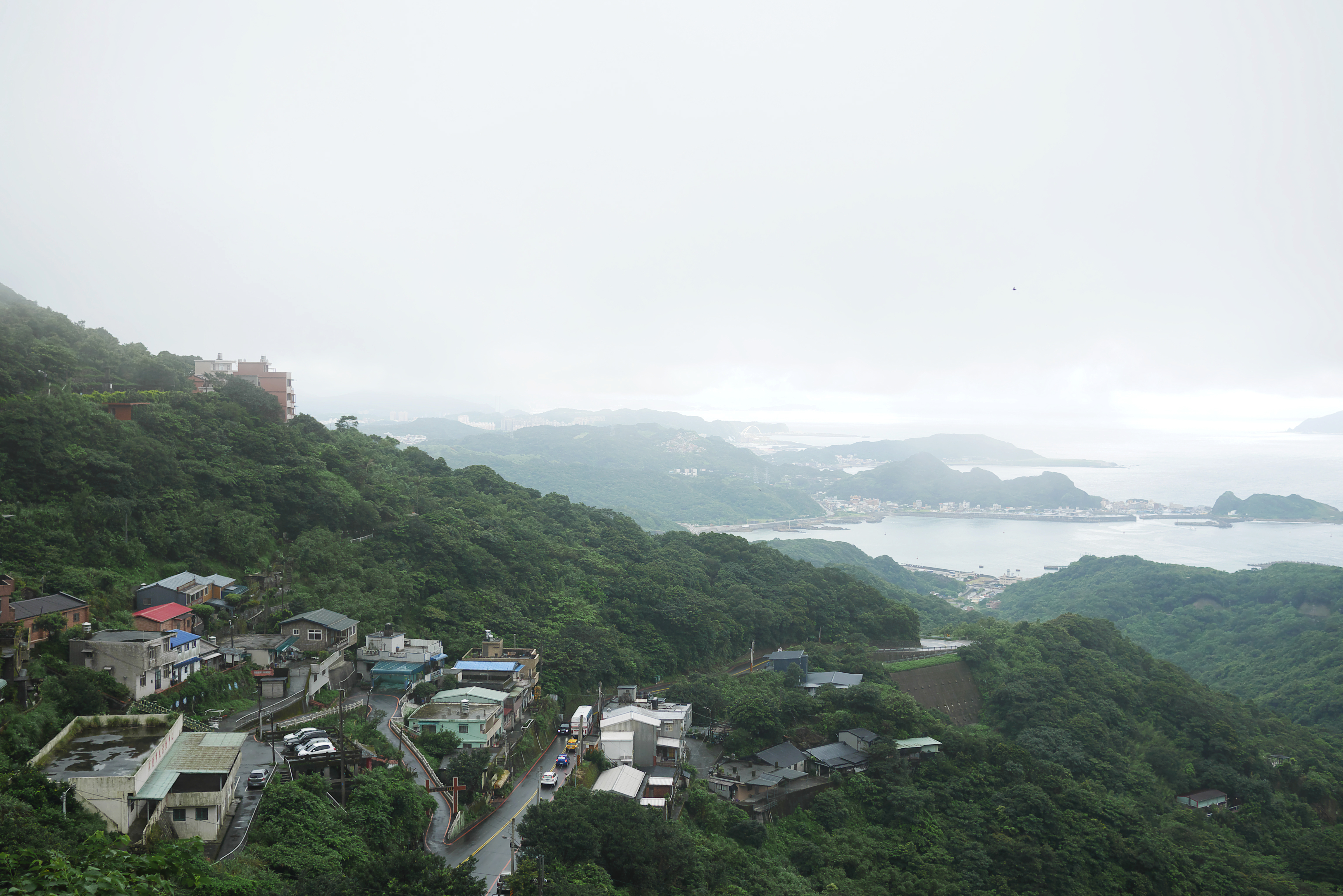 Jiufen on a foggy day.