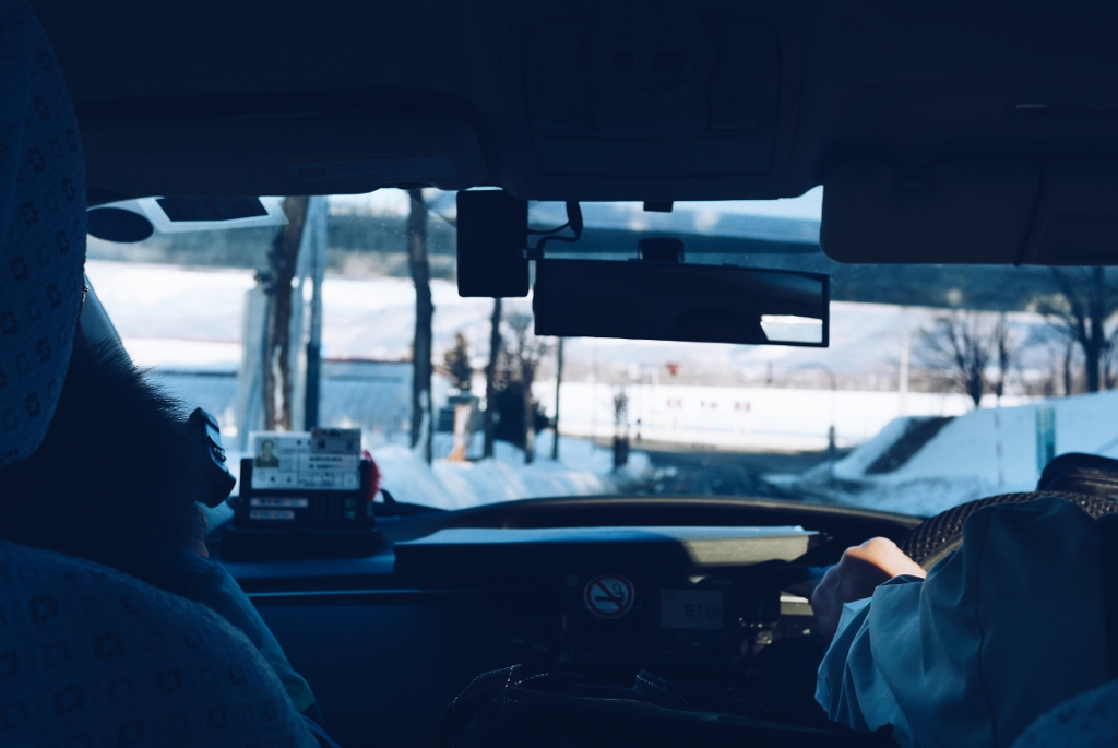 On the road in Hokkaido