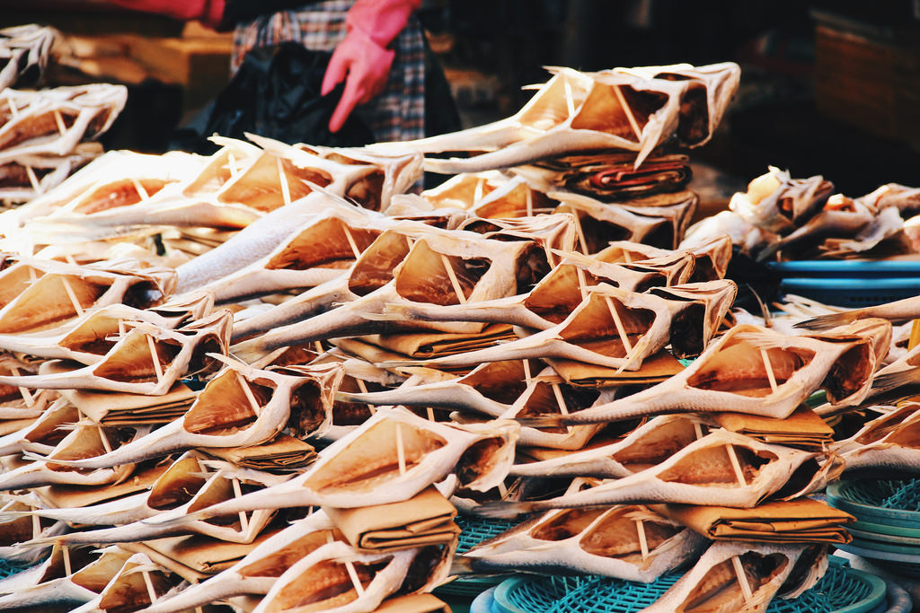 Dried fish at Busan Jagalchi Market (부산 자갈치시장)