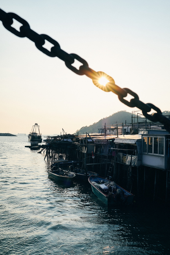 Travel Photographer | Sunset at Tai O Fishing Village Stilt Houses Hong Kong