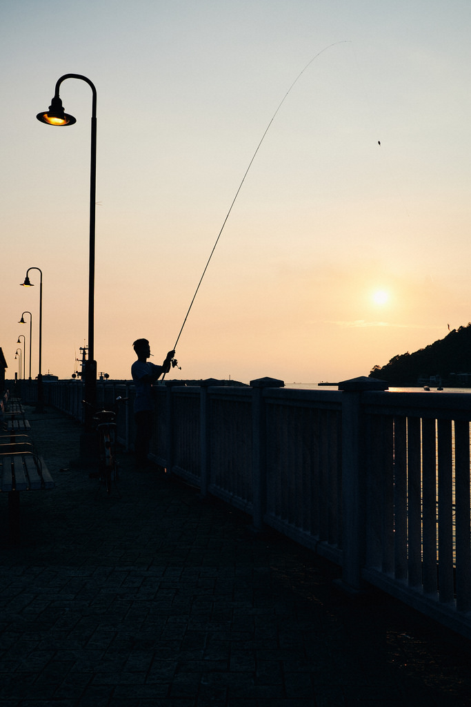 Travel Photographer | Sunset at Tai O Fishing Village Stilt Houses Hong Kong