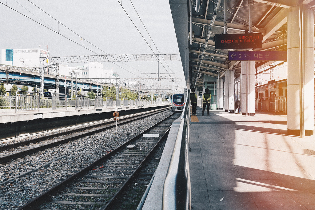 Travel Photographer | Train station at Incheon Chinatown South Korea