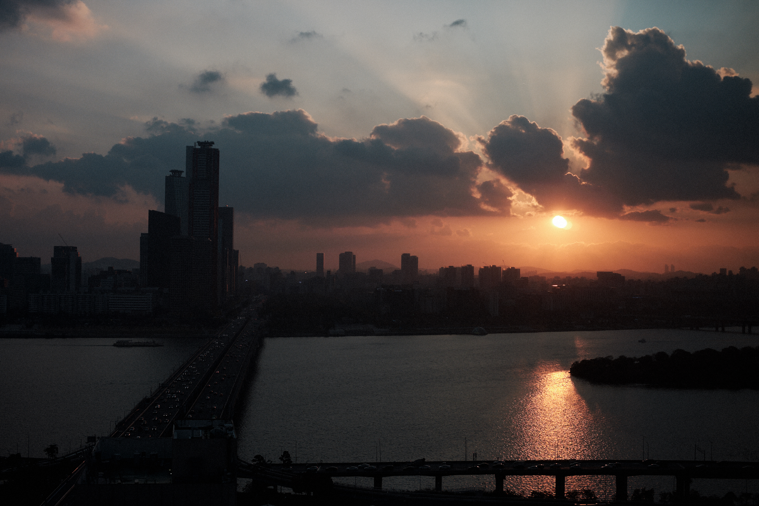 Sunset at Mapo Seoul South Korea